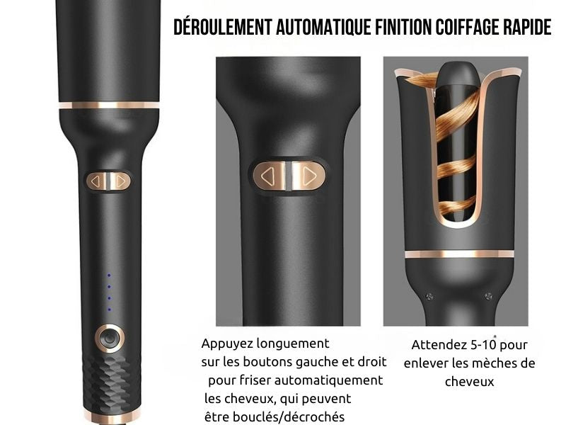 Spin-n-Curl™ Fer à friser à rotation automatique