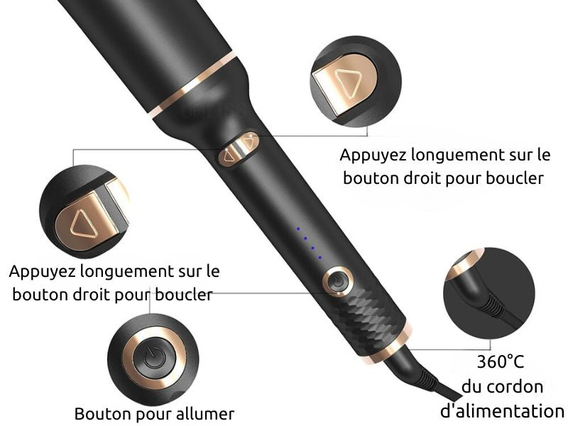 Spin-n-Curl™ Fer à friser à rotation automatique